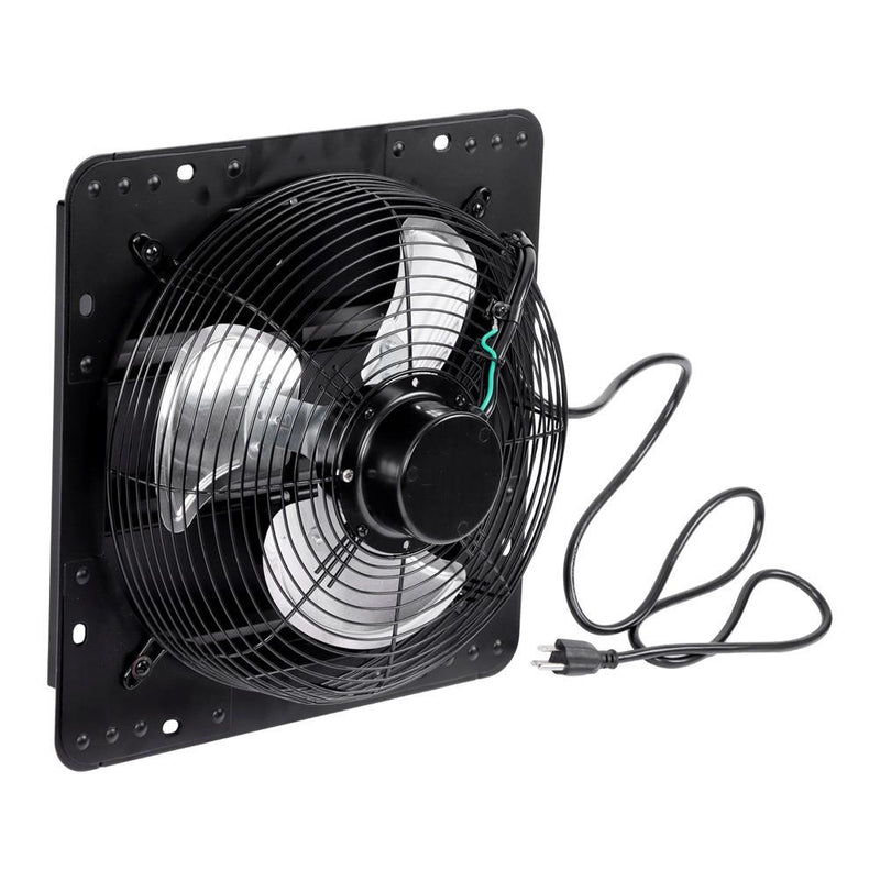 DURAFORCE 12 Inch Shutter Exhaust Fan W/ Speed Controller High Speed Wall Mounted 900 CFM