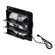 DURAFORCE 12 Inch Shutter Exhaust Fan W/ Speed Controller High Speed Wall Mounted 900 CFM