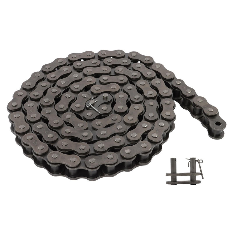 DURAFORCE 10 ft Roller Chain With 1 Connecting Links Heavy Duty #100H