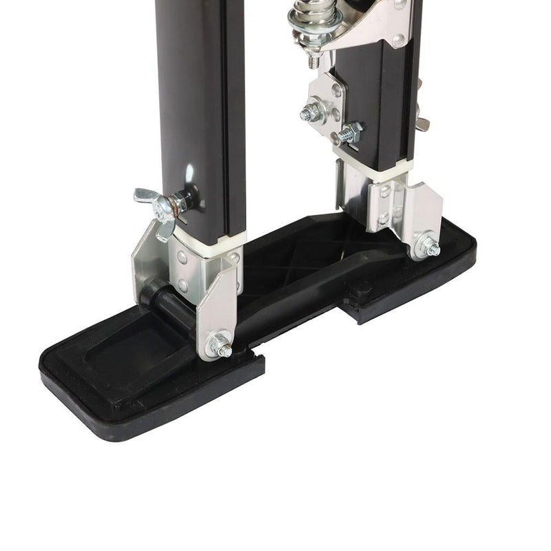 DURAFORCE 15-23 Inch Black Aluminum Alloy Adjustable Stilts For Painters Walking Tools