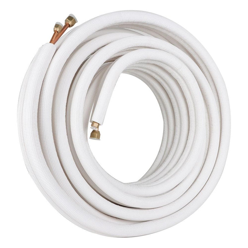 DURAFORCE 1/4"-3/8" Dia. 50 Feet Cooling Connection Pipe For Mini Split Heat Pump Systems