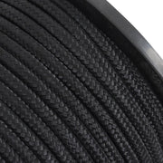 DURAFORCE 3/8 Inch Nylon Rope 250 Foot Spool 100% Nylon Solid Braid Rope Dyeable Black
