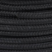 DURAFORCE 3/8 Inch Nylon Rope 250 Foot Spool 100% Nylon Solid Braid Rope Dyeable Black