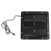 DURAFORCE 1600RPM Shop Exhaust Fan 12'' Shutter Exhaust Fan Speed Control Wall-Mount Attic