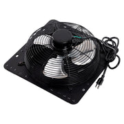 DURAFORCE 1600RPM Shop Exhaust Fan 12'' Shutter Exhaust Fan Speed Control Wall-Mount Attic