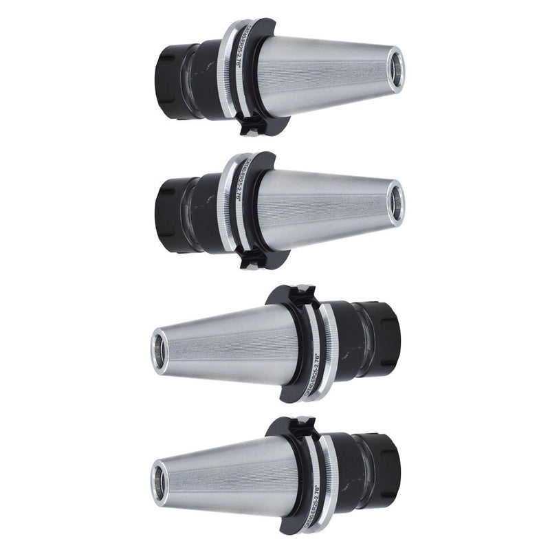DURAFORCE 4 Pack Chucks Tool Holder Set CAT40 ER25 Collet Chuck W. 2.76" Gage Length
