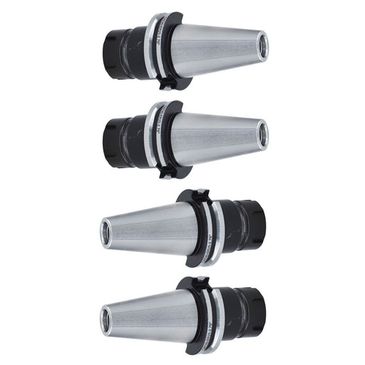DURAFORCE 4 Pack Chucks Tool Holder Set CAT40 ER25 Collet Chuck W. 2.76" Gage Length