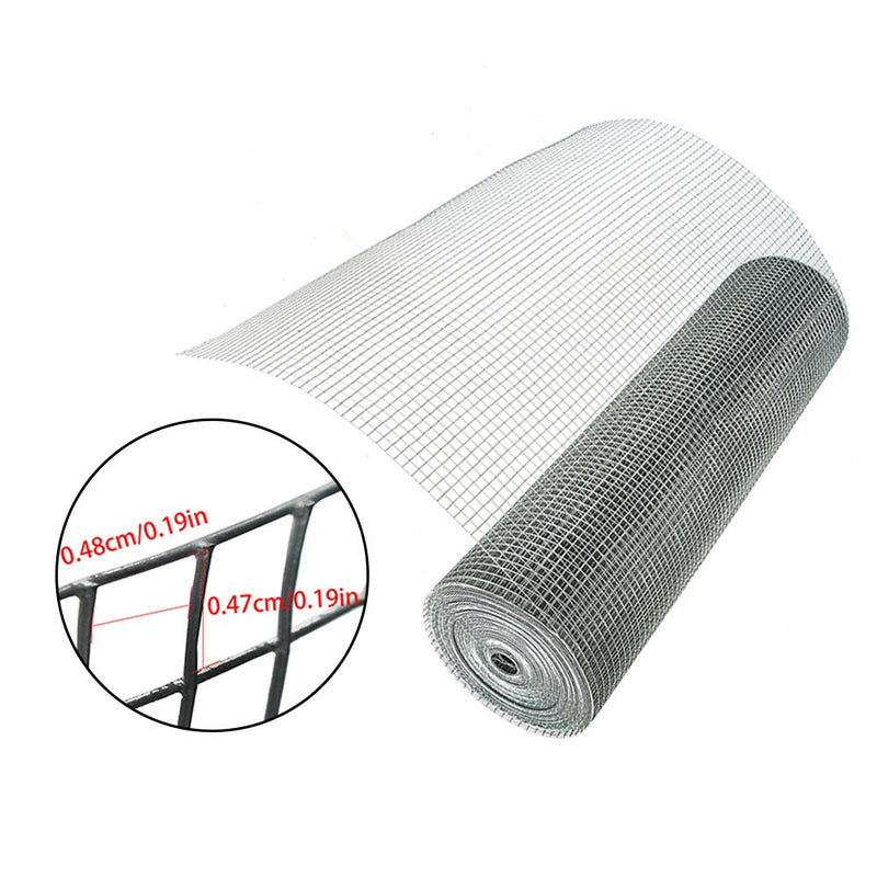 DURAFORCE 36in x 100ft Welded Wire Mesh Chicken Poultry Fence Hardware Cloth 1/2 in