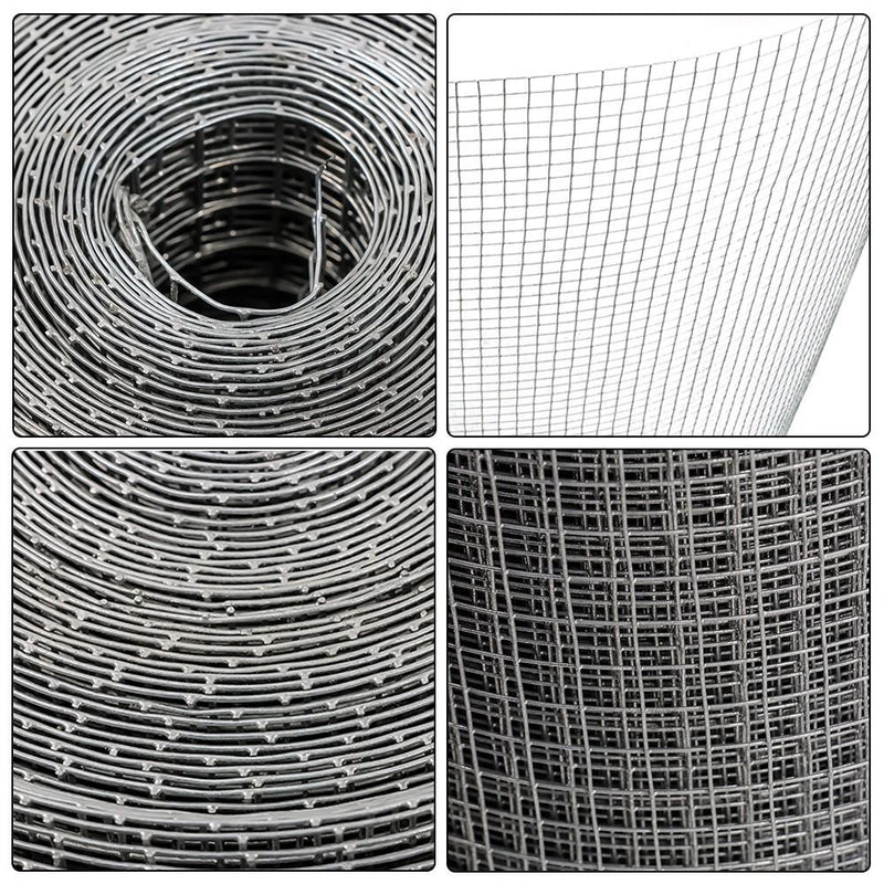 DURAFORCE 36in x 100ft Welded Wire Mesh Chicken Poultry Fence Hardware Cloth 1/2 in