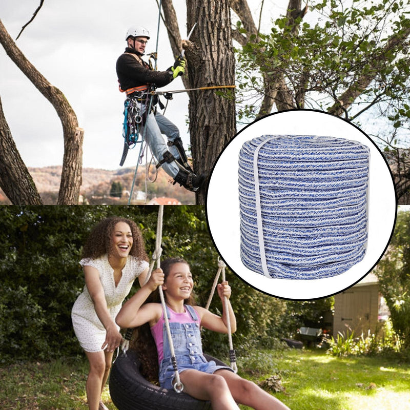 DURAFORCE Arborist Tree Rope 20000Lbs 3/4" × 200' 24 Strand Braid Polyester Rope