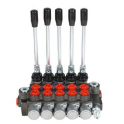 DURAFORCE Hydraulic Controller 13GPM 5 Spool SAE Ports Interface W/ Conversion Plug