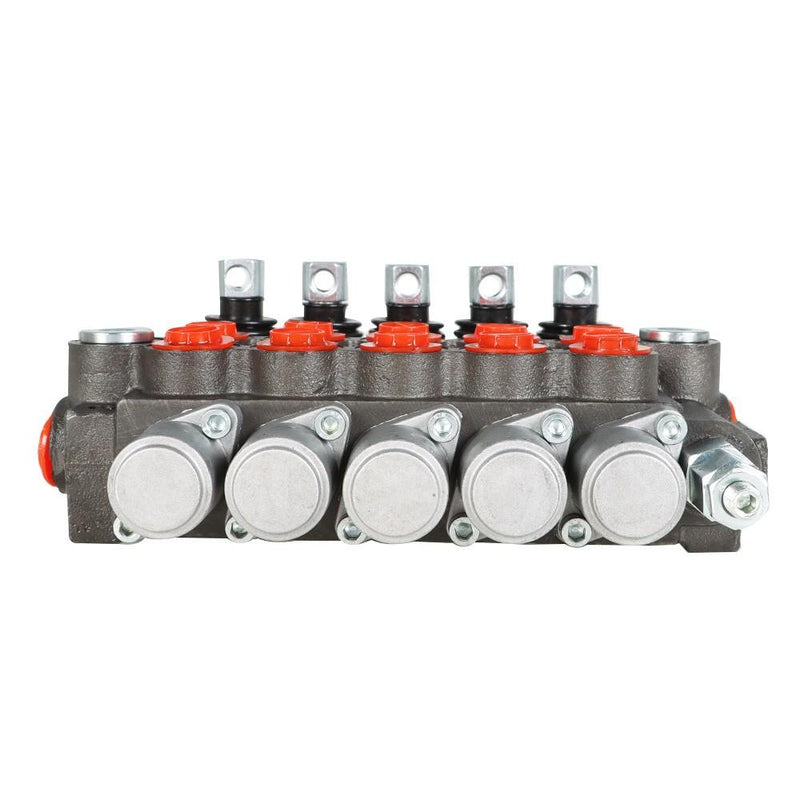 DURAFORCE Hydraulic Controller 13GPM 5 Spool SAE Ports Interface W/ Conversion Plug