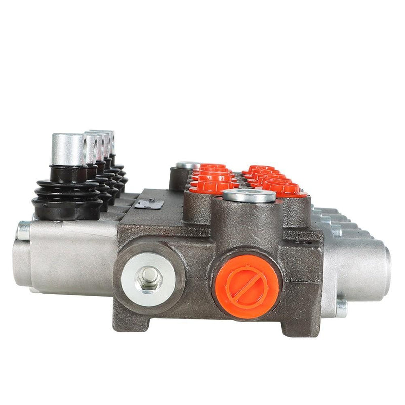 DURAFORCE Hydraulic Controller 13GPM 5 Spool SAE Ports Interface W/ Conversion Plug