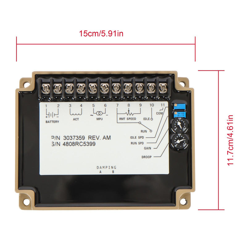 DURAFORCE 3037359 AVR Electronic Generator For Cummins Engine Speed Controller/Governor