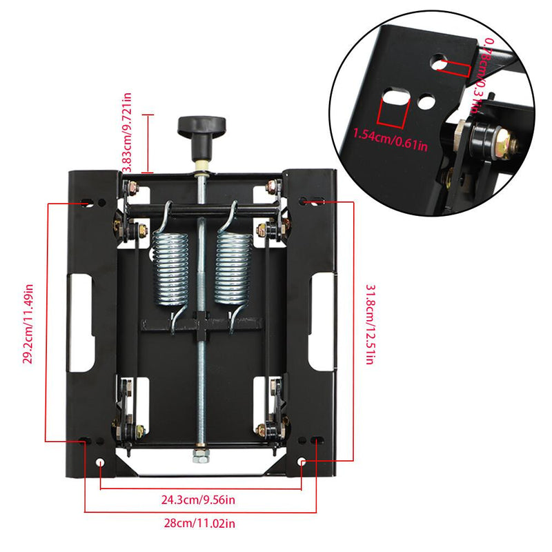 DURAFORCE Seat Suspension For Hustler Gravely John Deere Toro Scag Exmark Bad Boy Mower US