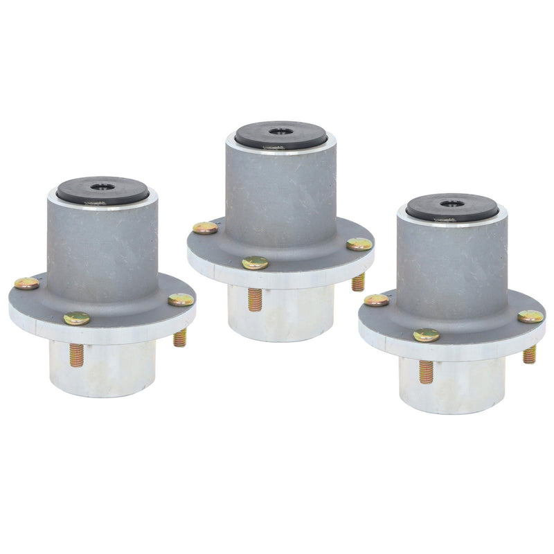 DURAFORCE 3pcs Deck Blade Spindle Fits For Hustler Fastrak Raptor SDX SD 48" 54" 60" Mower