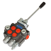 DURAFORCE 3600 PSI 11 GPM 2 Spool Hydraulic Directional Control Valve BSPP+Conversion Plug