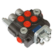 DURAFORCE 3600 PSI 11 GPM 2 Spool Hydraulic Directional Control Valve BSPP+Conversion Plug