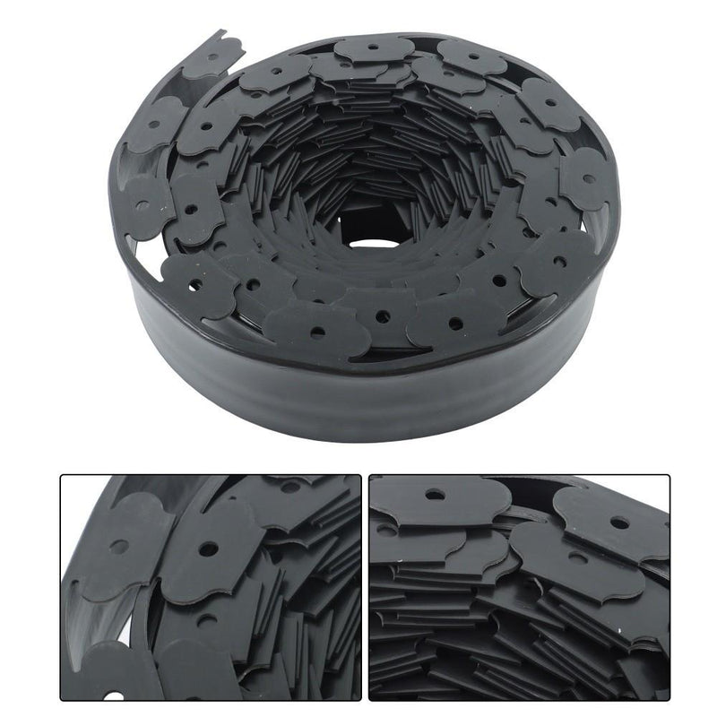 DURAFORCE 66FT 4" Garden Landscape Edging No Dig Lawn Edging Border With 60 6-In Spikes