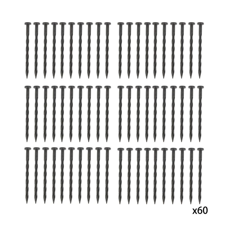 DURAFORCE 66FT 4" Garden Landscape Edging No Dig Lawn Edging Border With 60 6-In Spikes
