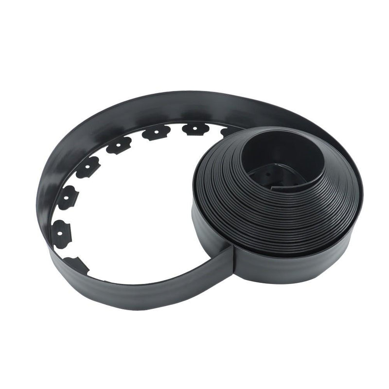DURAFORCE 66FT 4" Garden Landscape Edging No Dig Lawn Edging Border With 60 6-In Spikes