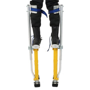 DURAFORCE 24" - 40" Adjustable Drywall Stilts Aluminum alloy construction Tool Yellow