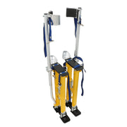DURAFORCE 24" - 40" Adjustable Drywall Stilts Aluminum alloy construction Tool Yellow