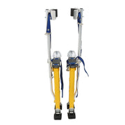 DURAFORCE 24" - 40" Adjustable Drywall Stilts Aluminum alloy construction Tool Yellow