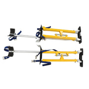 DURAFORCE 24" - 40" Adjustable Drywall Stilts Aluminum alloy construction Tool Yellow