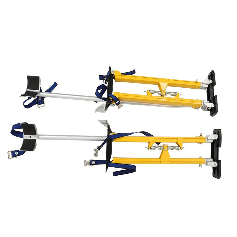 DURAFORCE 24" - 40" Adjustable Drywall Stilts Aluminum alloy construction Tool Yellow