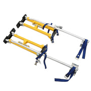 DURAFORCE 24" - 40" Adjustable Drywall Stilts Aluminum alloy construction Tool Yellow