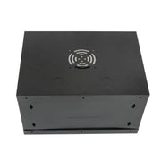 DURAFORCE 6U Wall Cabinet for Data Center, Office - 15.5" Deep, Secure Locking Glass Door