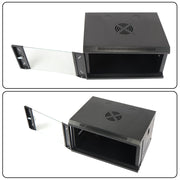 DURAFORCE 6U Wall Cabinet for Data Center, Office - 15.5" Deep, Secure Locking Glass Door