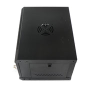 DURAFORCE 6U Wall Cabinet for Data Center, Office - 15.5" Deep, Secure Locking Glass Door