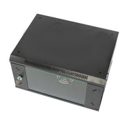 DURAFORCE 6U Wall Cabinet for Data Center, Office - 15.5" Deep, Secure Locking Glass Door
