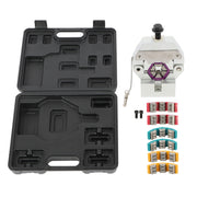 DURAFORCE 5/16"-5/8" Manual Hose Ferrule Crimper Kit 71550 A/C Hose Crimping Tools 4 Dies