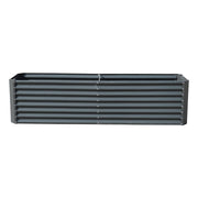 DURAFORCE 8x2x2 Ft Outdoor Metal Raised Garden Bed Deep Root Box Planter For Vegetables