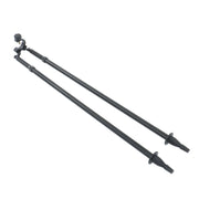 DURAFORCE Quick-Setup Aluminum Bipod w/ Center Head for GPS Pole Survey
