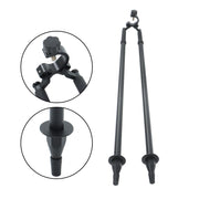 DURAFORCE Quick-Setup Aluminum Bipod w/ Center Head for GPS Pole Survey