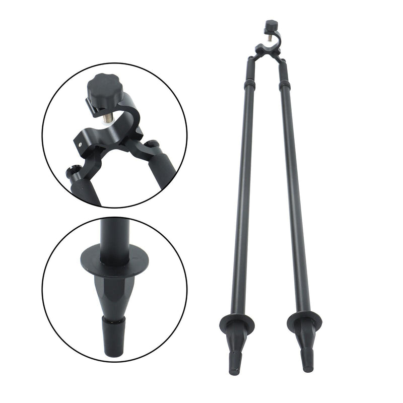 DURAFORCE Quick-Setup Aluminum Bipod w/ Center Head for GPS Pole Survey