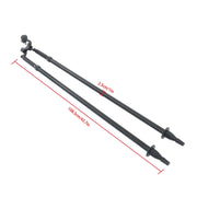 DURAFORCE Quick-Setup Aluminum Bipod w/ Center Head for GPS Pole Survey