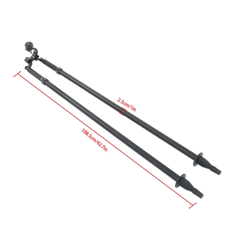 DURAFORCE Quick-Setup Aluminum Bipod w/ Center Head for GPS Pole Survey