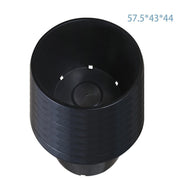 DURAFORCE 5Pcs 20 Gallon Black Injection Molding Plant Flower Pot Nursery Containers