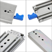 DURAFORCE 40" Heavy Duty Drawer Slides 500 Lbs Ball Bearing with Secure Lock