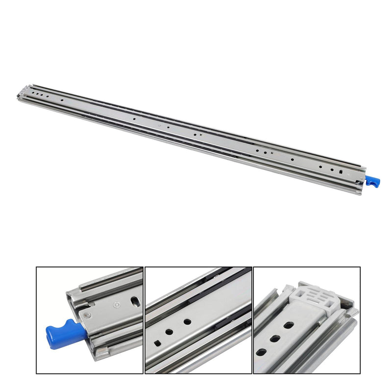 DURAFORCE 40" Heavy Duty Drawer Slides 500 Lbs Ball Bearing with Secure Lock