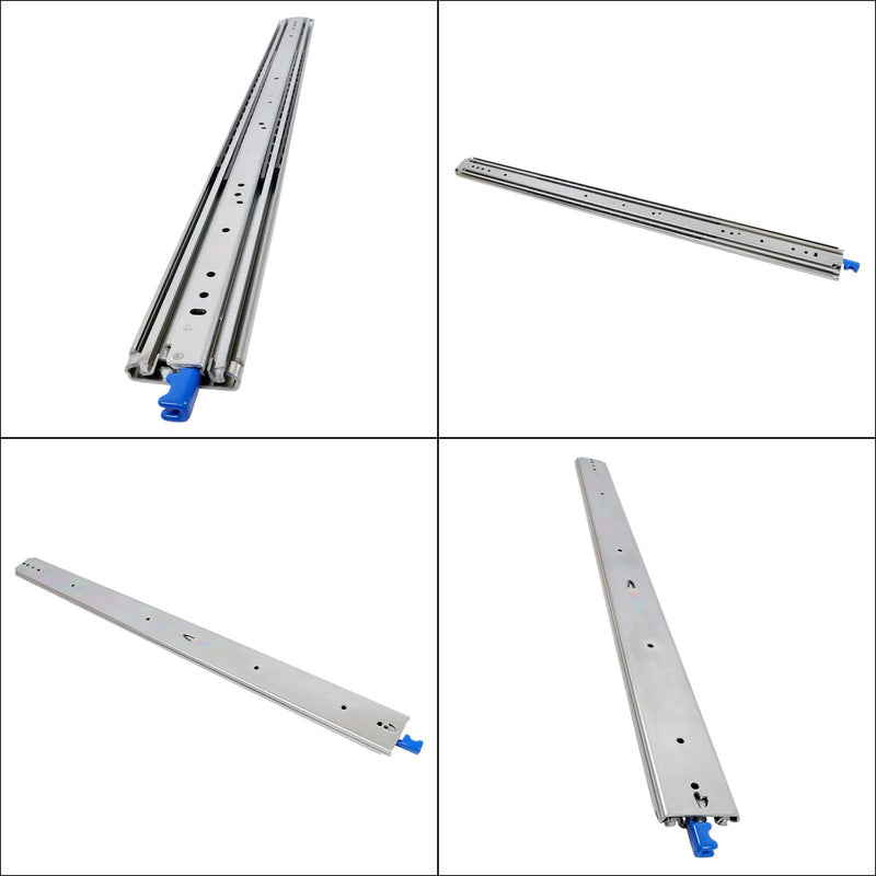 DURAFORCE 40" Heavy Duty Drawer Slides 500 Lbs Ball Bearing with Secure Lock