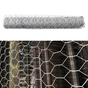 DURAFORCE 72" × 150' 2" Holes Galvanized Poultry Net - Metal Fencing / Chicken Wire