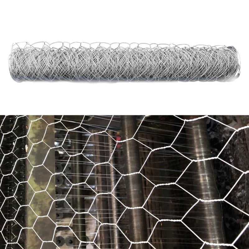 DURAFORCE 72" × 150' 2" Holes Galvanized Poultry Net - Metal Fencing / Chicken Wire