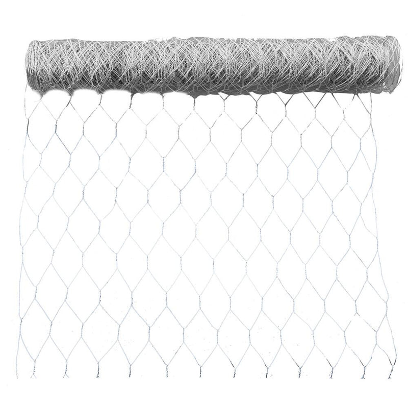 DURAFORCE 72" × 150' 2" Holes Galvanized Poultry Net - Metal Fencing / Chicken Wire