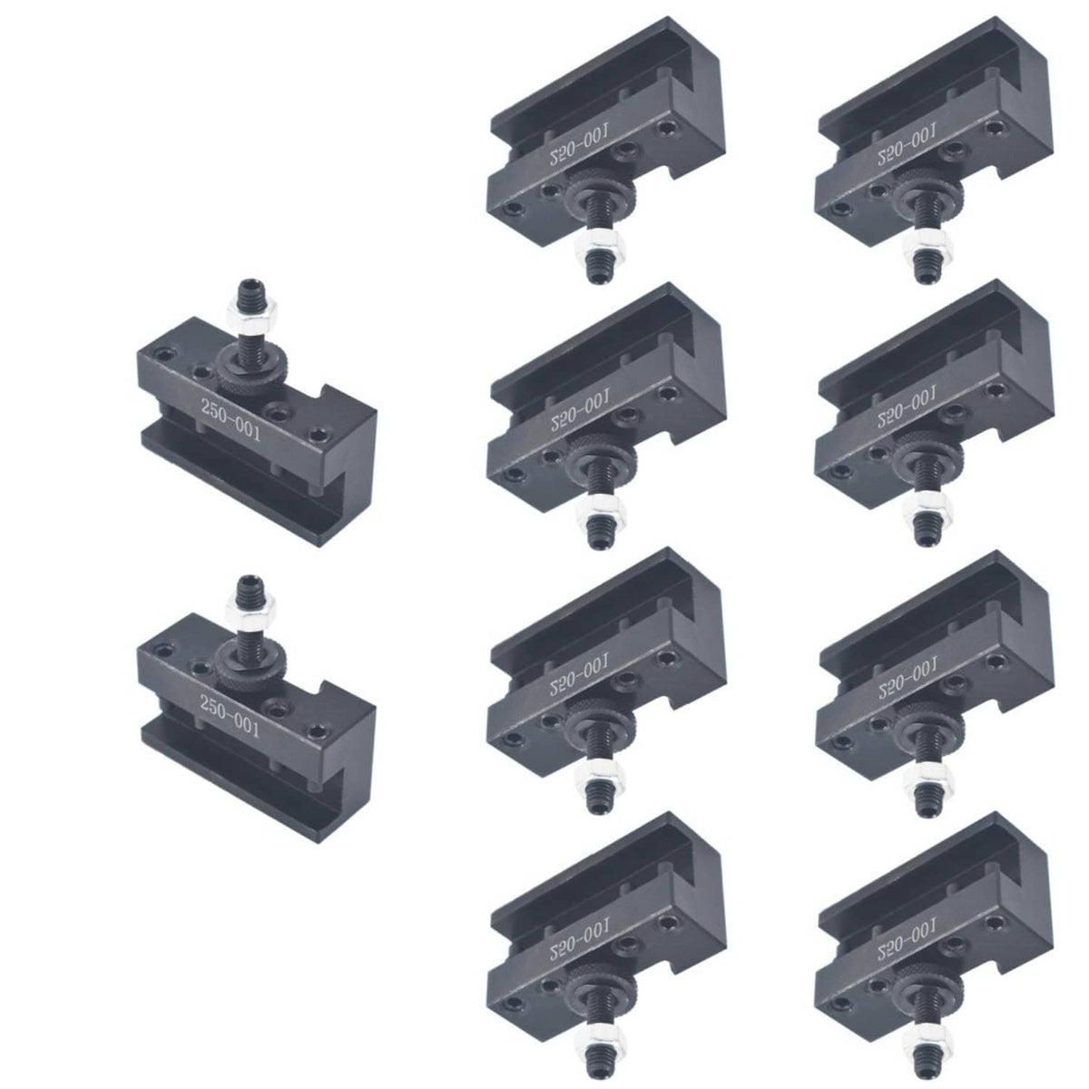 10 Pack CNC Quick Change Turning Facing Lathe Tool Post Holder OXA #1 ...